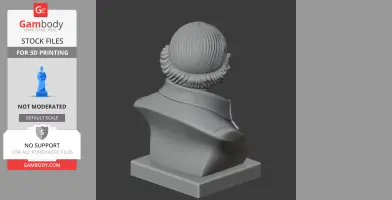 James Watt Bust - Historical Warrior STL
