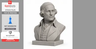 James Watt Bust - Historical Warrior STL