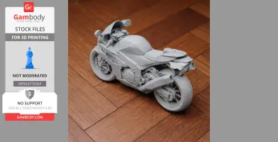 Aprilia RSV4 Factory - Scale Vehicle STL