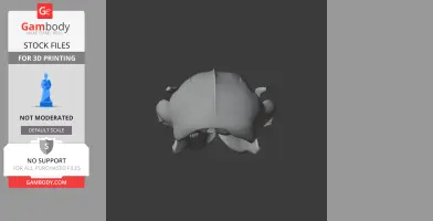 Desert Hedgehog Skull - Skull Replica STL