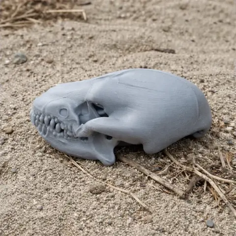 Desert Hedgehog Skull - Skull Replica STL