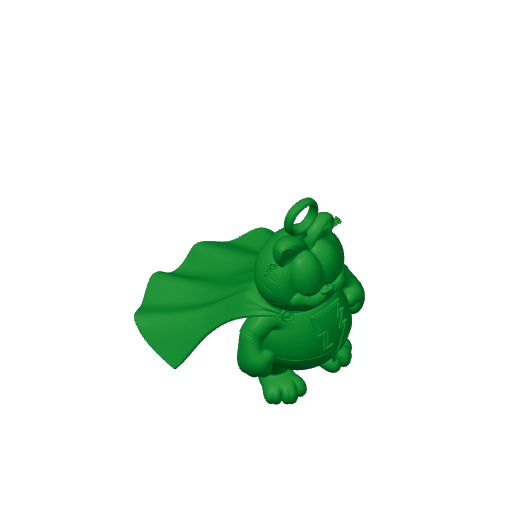 Garfield Shazam Ring Figure.3mf