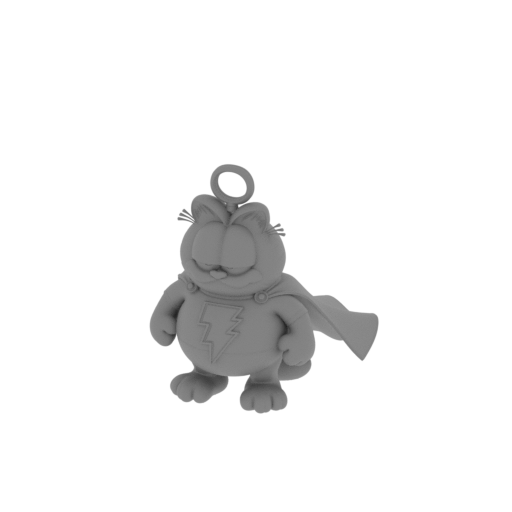 Garfield Shazam Ring Figure.stl