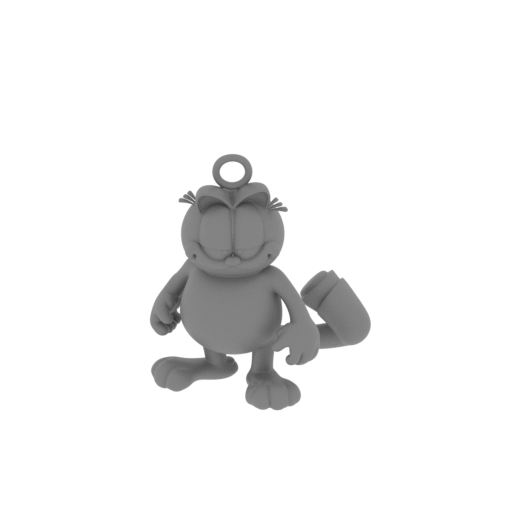 Garfield Silver Surfer Ring Figure.stl