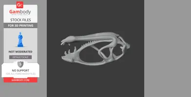 Dimorphodon Skull - Skull Replica STL