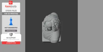 Johann Sebastian Bach Bust - Historical Warrior STL