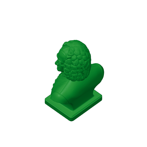Johann Sebastian Bach Bust.3mf