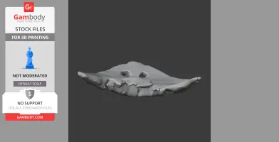 Diplocaulus Skull - Skull Replica STL