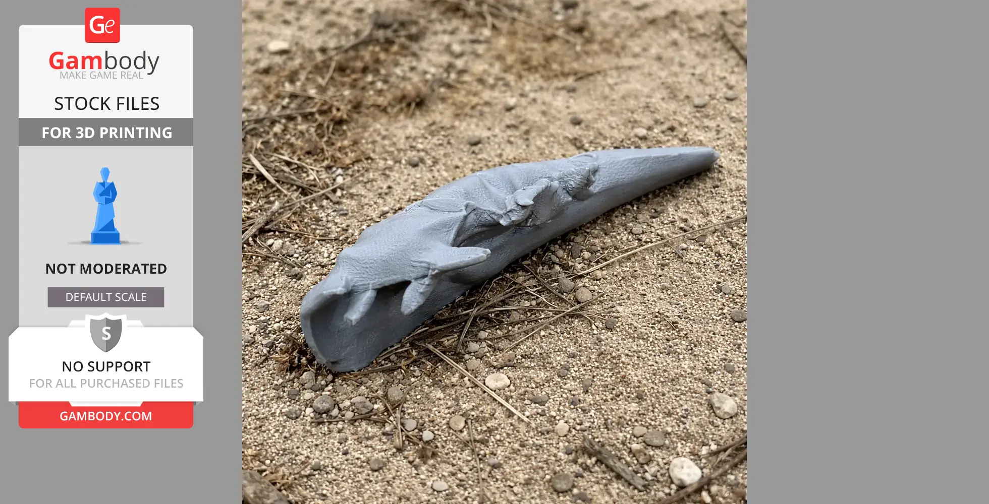 Diplocaulus Skull - Skull Replica STL