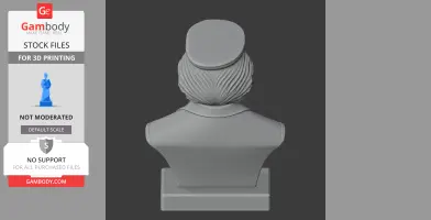 Johannes Brahms Bust - Historical Warrior STL