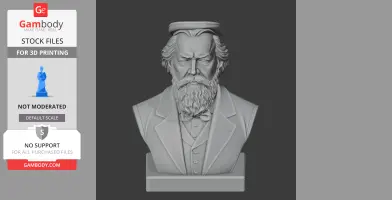 Johannes Brahms Bust - Historical Warrior STL
