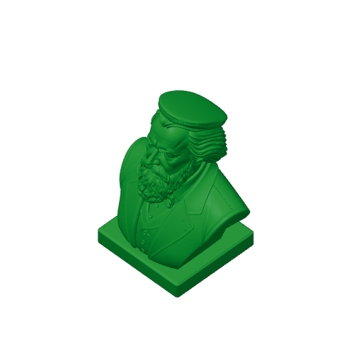 Johannes Brahms Bust.3mf