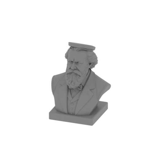 Johannes Brahms Bust.stl