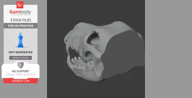 Dire Wolf Skull - Skull Replica STL
