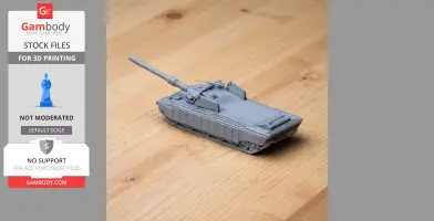 Challenger 3 tank - Tank Model STL