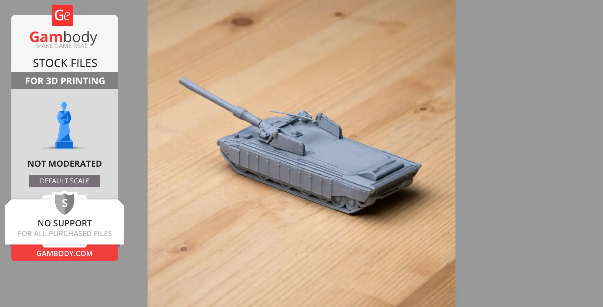 Challenger 3 tank - Tank Model STL