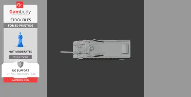 Challenger 3 tank - Tank Model STL