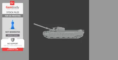 Challenger 3 tank - Tank Model STL
