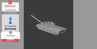 Challenger 3 tank - Tank Model STL