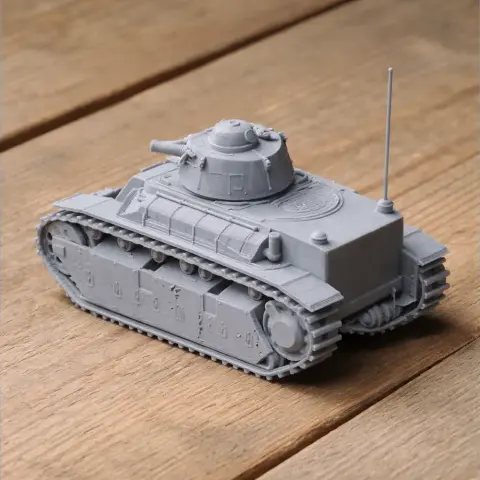 Char D2 - Tank Model STL