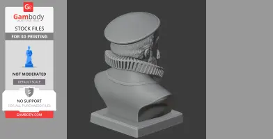 Johannes Kepler Bust - Historical Warrior STL