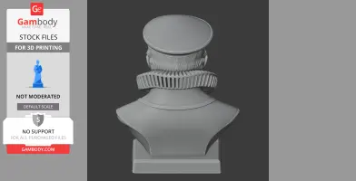Johannes Kepler Bust - Historical Warrior STL