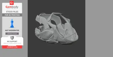 Dunkleosteus Skull - Skull Replica STL