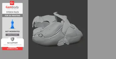 Dunkleosteus Skull - Skull Replica STL