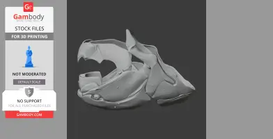Dunkleosteus Skull - Skull Replica STL