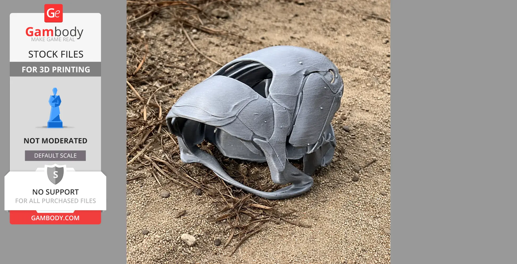 Dunkleosteus Skull - Skull Replica STL
