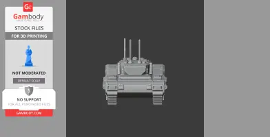 Churchill Mk VII - Tank Model STL