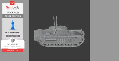 Churchill Mk VII - Tank Model STL