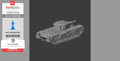 Churchill NA75 - Tank Model STL