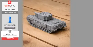 Churchill NA75 - Tank Model STL