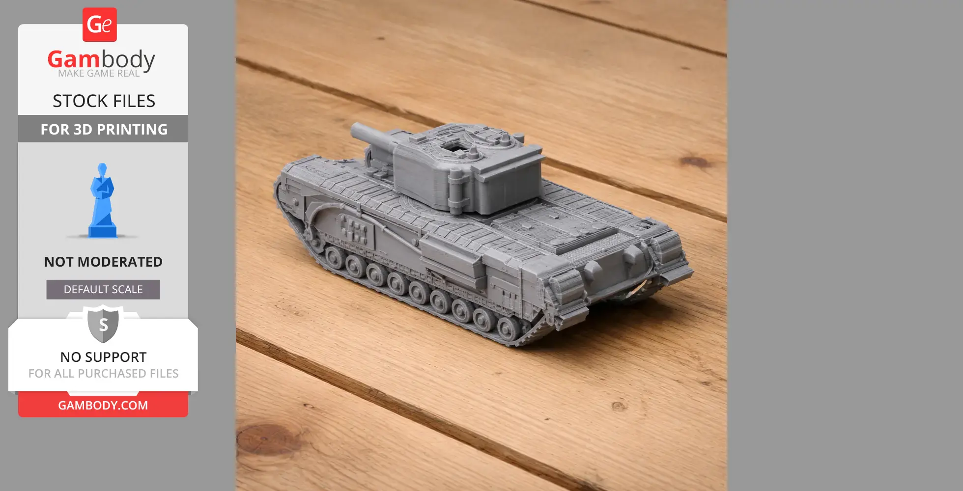 Churchill NA75 - Tank Model STL