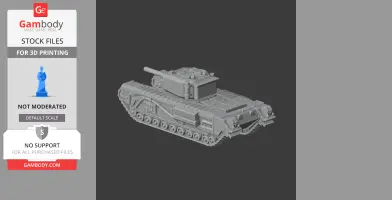 Churchill NA75 - Tank Model STL
