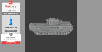 Churchill NA75 - Tank Model STL