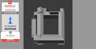 Top view of a geometric architectural structure for 3D printing.