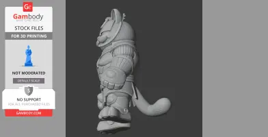 Garfield Thanos Ring Figure - Mashup Figure STL