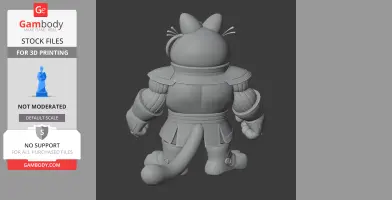 Garfield Thanos Ring Figure - Mashup Figure STL