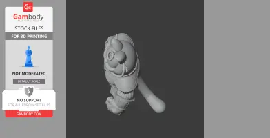 Garfield Thanos Ring Figure - Mashup Figure STL