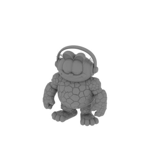 Garfield Thing Ring Figure.stl