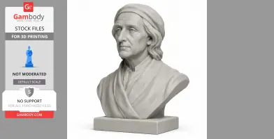 John Locke Bust - Historical Warrior STL