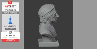 John Locke Bust - Historical Warrior STL