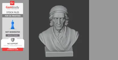John Locke Bust - Historical Warrior STL