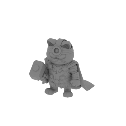 Garfield Thor Ring Figure.stl