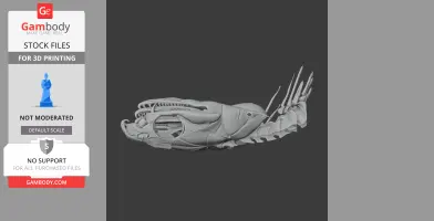 Eastern Brown Snake Skull - Skull Replica STL