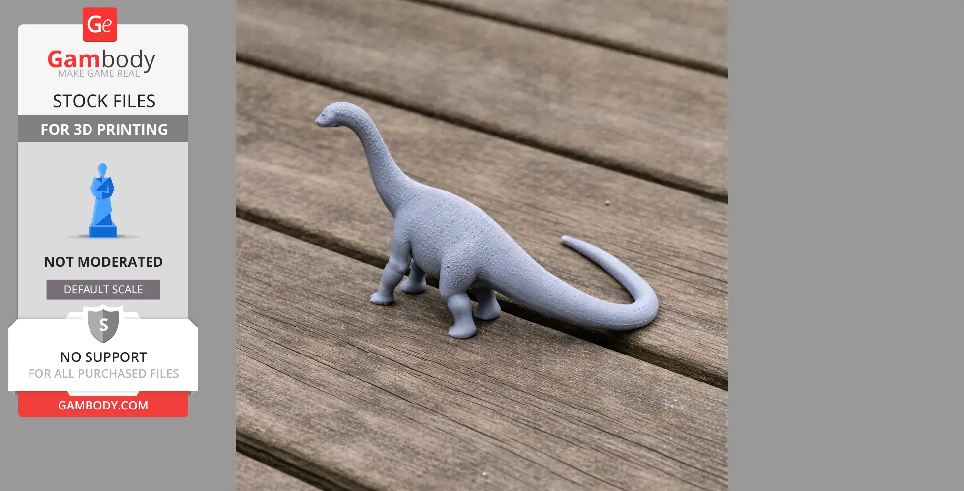 Rhoetosaurus - Prehistoric Animal STL