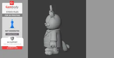 Cartoon cat in a suit with slick hair, viewed from the side, resembling a classic movie scene.