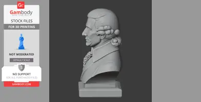 Joseph Haydn Bust - Historical Warrior STL